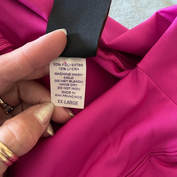 NWT, Sheila Moon padded bike shorts in pink (plum).  Sheila Na Gig Shorts, 8 in - Picture 2 of 7